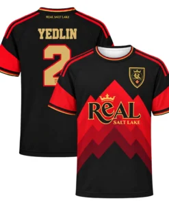 DeAndre Yedlin Real Salt Lake Jersey Strong Black Red