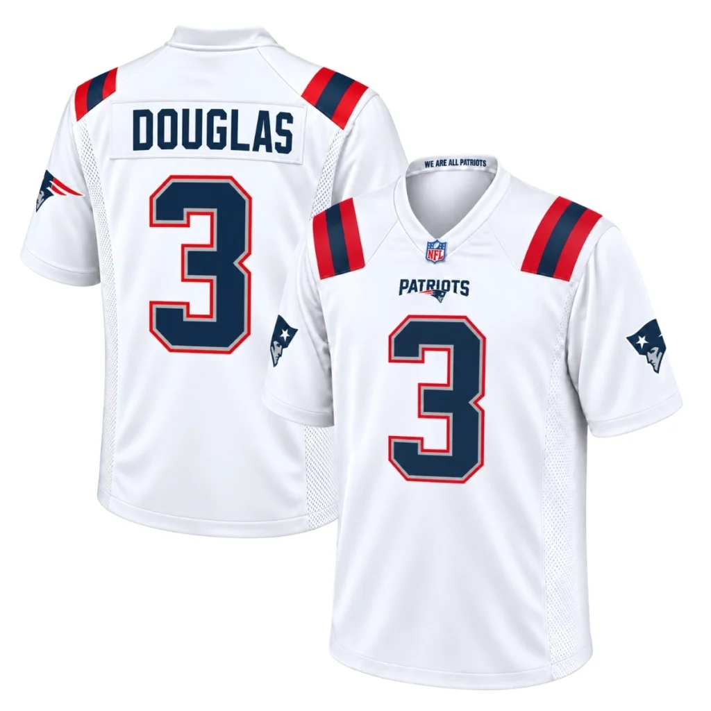 Demario Douglas Patriots Jersey Remarkable White Fan Gear