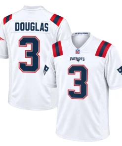 Demario Douglas Patriots Jersey Remarkable White Fan Gear