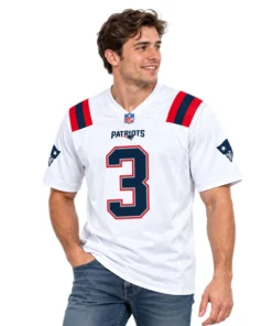 Demario Douglas Patriots Jersey Remarkable White Fan Gear