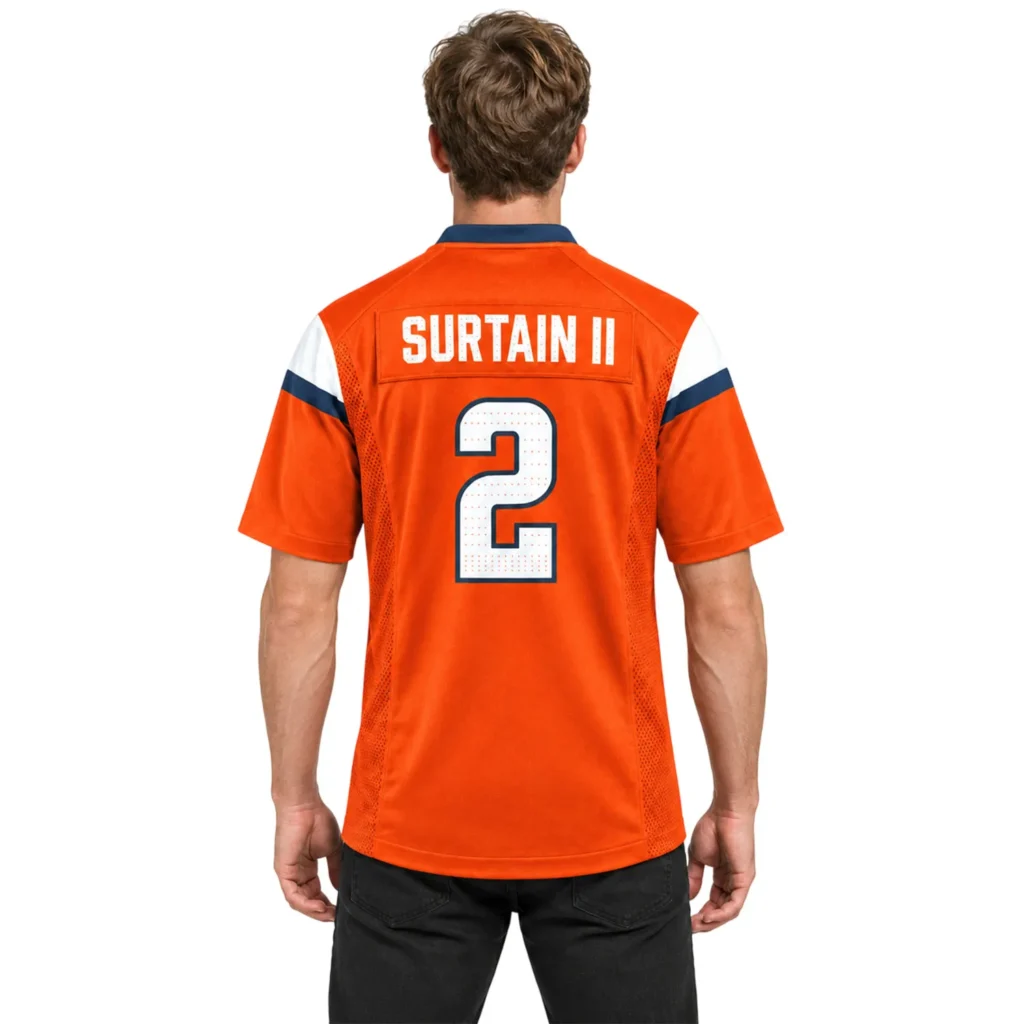 Denver Broncos Football Jersey Patrick Surtain II Dynamic