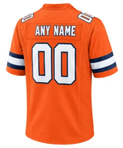 Denver Broncos News Custom Football Jersey Bold Name & Number Style