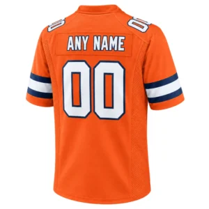 Denver Broncos News Custom Football Jersey Bold Name & Number Style