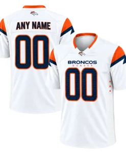 Denver Broncos NFL Jersey White Custom– Epic Fan Style