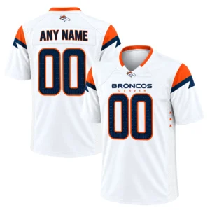 Denver Broncos NFL Jersey White Custom– Epic Fan Style
