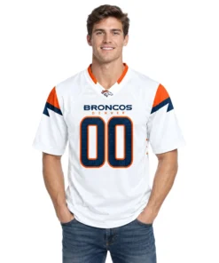 Denver Broncos NFL Jersey White Custom– Epic Fan Style