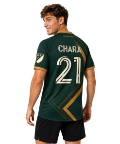 Diego Chara Timbers Jersey Dynamic Gold Stripe