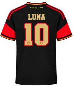 Diego Luna RSL Jersey Bold Black Red Match Style