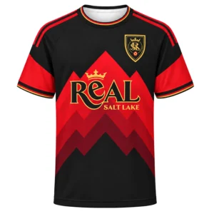Diego Luna RSL Jersey Bold Black Red Match Style
