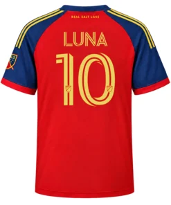 Diego Luna RSL Red Blue Jersey Radiant Hoops Design