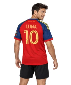 Diego Luna RSL Red Blue Jersey Radiant Hoops Design
