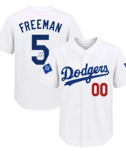 Dodgers Freddie Freeman Home Jersey Memorable Look