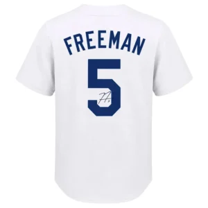 Dodgers Freddie Freeman Home Jersey Memorable Look