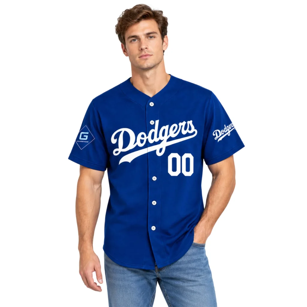 Dodgers Home Blue Jersey Custom Brilliant Name & Number