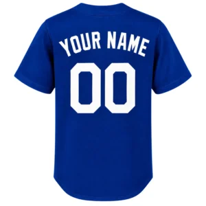 Dodgers Home Blue Jersey Custom Brilliant Name & Number