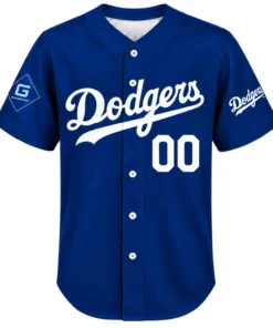 Dodgers Home Blue Jersey Custom Brilliant Name & Number