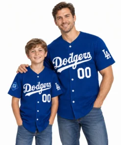 Dodgers Jersey Personalized Name & Number Bold Fan Wear