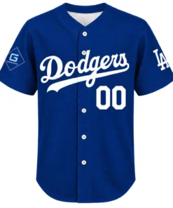 Dodgers Jersey Personalized Name & Number Bold Fan Wear