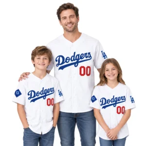Dodgers Personalized Jersey Adult & Kids Excellent Fan Style