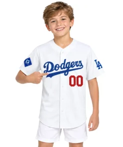 Dodgers Personalized Jersey Adult & Kids Excellent Fan Style