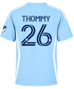 Erik Thommy Sporting KC Jersey Vibrant Light Blue