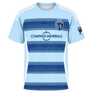 Erik Thommy Sporting KC Jersey Vibrant Light Blue