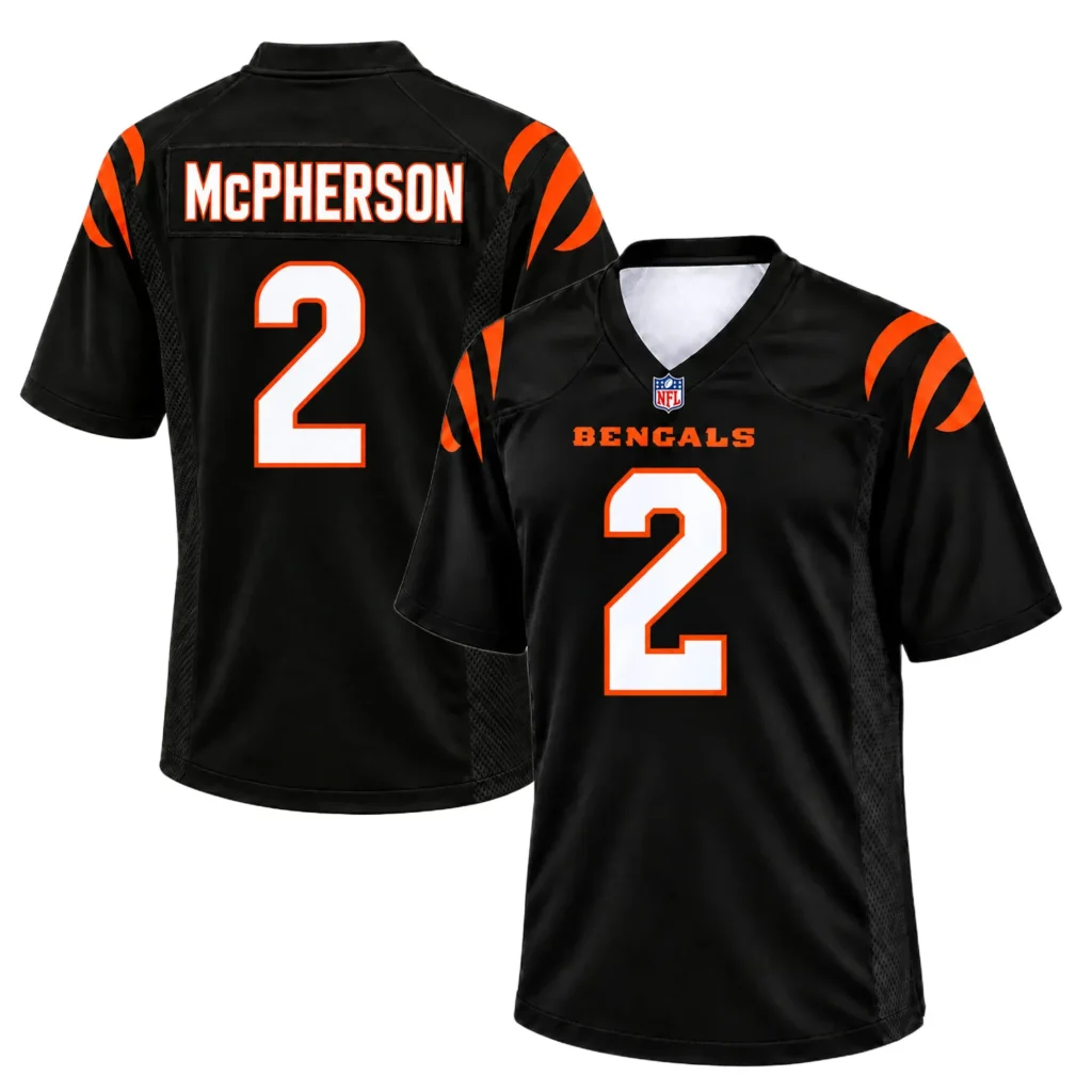 Evan McPherson White Bengals Jersey Fan Gear Impressive