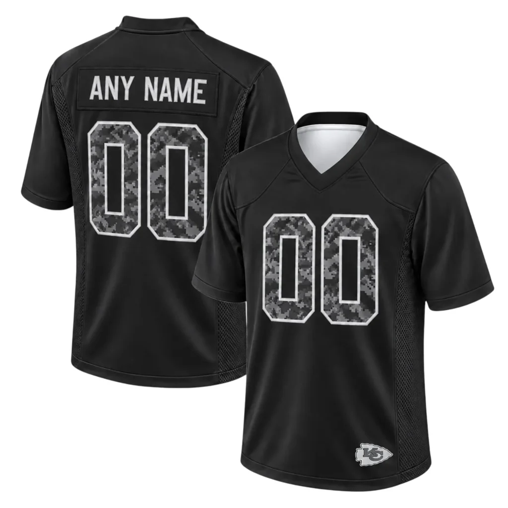 Chiefs Personalized Black Jersey Big Size Fan Gift Worthwhile
