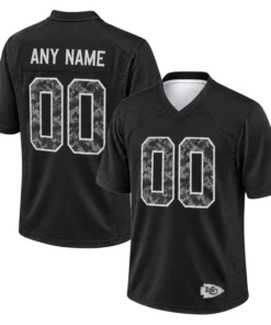 Chiefs Personalized Black Jersey Big Size Fan Gift Worthwhile