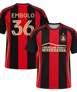 Five Stripes Jersey Breel Embolo Atlanta United Bold Fan Gear