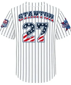 Fourth of July Giancarlo Stanton Yankees Jersey Legendary MLB Style