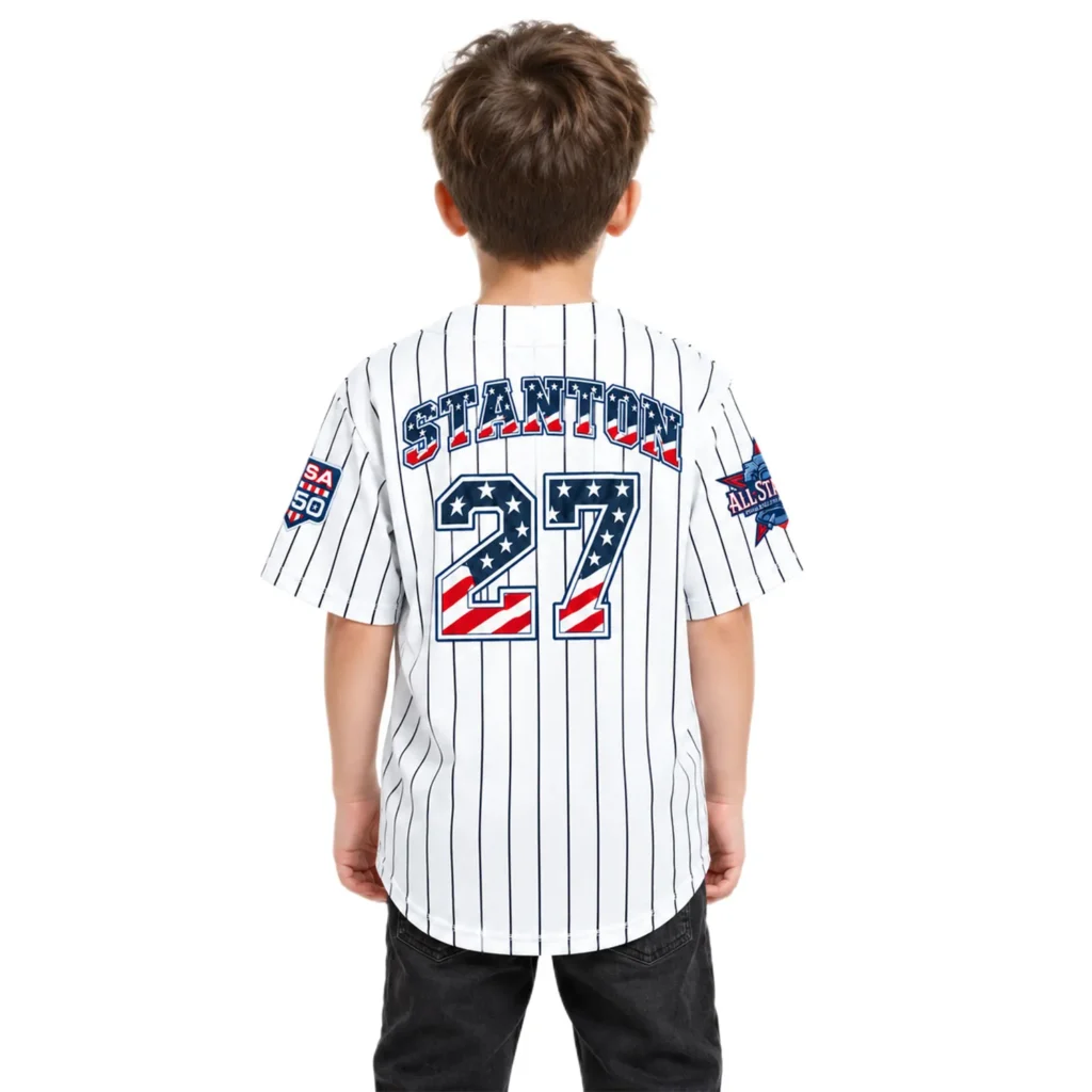 Fourth of July Giancarlo Stanton Yankees Jersey Legendary MLB Style