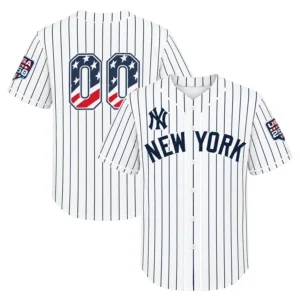 Fourth of july New York Yankees Jersey Elite Custom Player