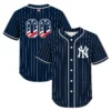 Fourth of July Yankees Baseball Jersey Dynamic Custom