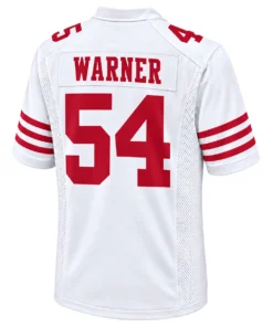 Fred Warner 49ers Jersey Remarkable White Classic Style