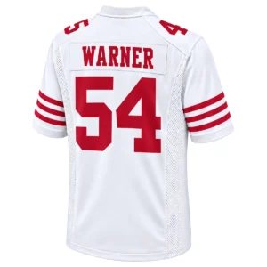 Fred Warner 49ers Jersey Remarkable White Classic Style