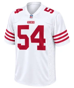Fred Warner 49ers Jersey Remarkable White Classic Style