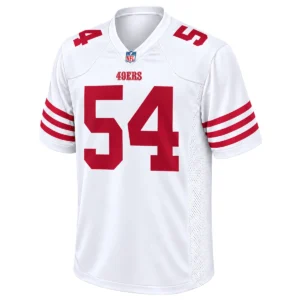 Fred Warner 49ers Jersey Remarkable White Classic Style