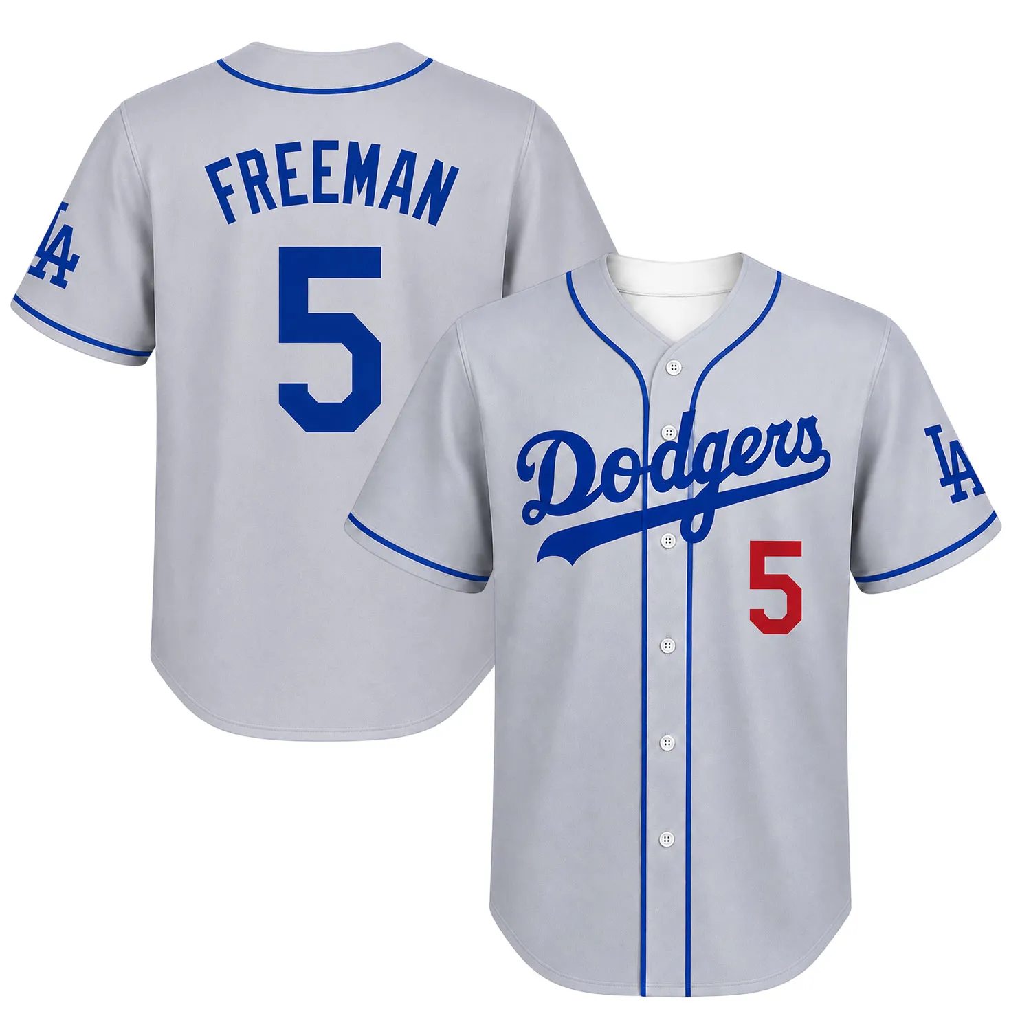 Freddie Freeman Dodgers Baseball Awesome Adult Kids Jersey