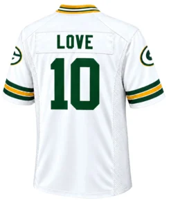 GB Packers Jordan Love Jersey Spirited Football Look