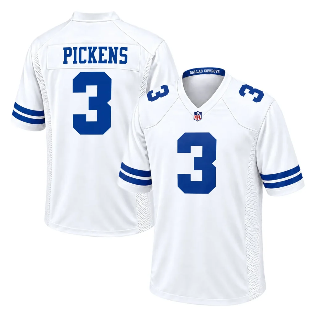 George Pickens Cowboys White Jersey Bold NFL Apparel
