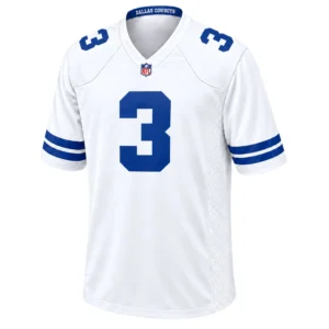 George Pickens Cowboys White Jersey Bold NFL Apparel