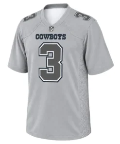George Pickens Gray Jersey Vibrant Dallas Cowboy Apparel