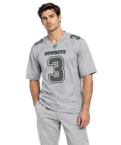 George Pickens Gray Jersey Vibrant Dallas Cowboy Apparel