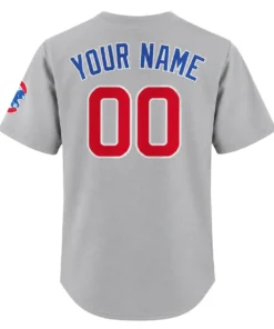 Gray Chicago Cubs Away Jersey 2026 Custom Game Day Unique
