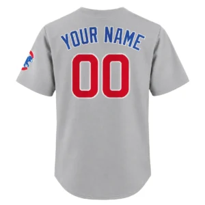 Gray Chicago Cubs Away Jersey 2026 Custom Game Day Unique