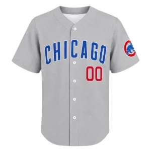 Gray Chicago Cubs Away Jersey 2026 Custom Game Day Unique
