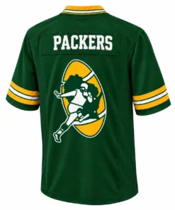 Green Bay Packers Custom Men's Jersey Grit Fan Style