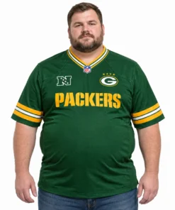 Green Bay Packers Custom Men's Jersey Grit Fan Style