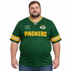 Green Bay Packers Custom Men's Jersey Grit Fan Style